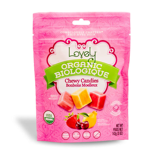 Organic Chewy Candies - Gluten Free Candy, No Dyes