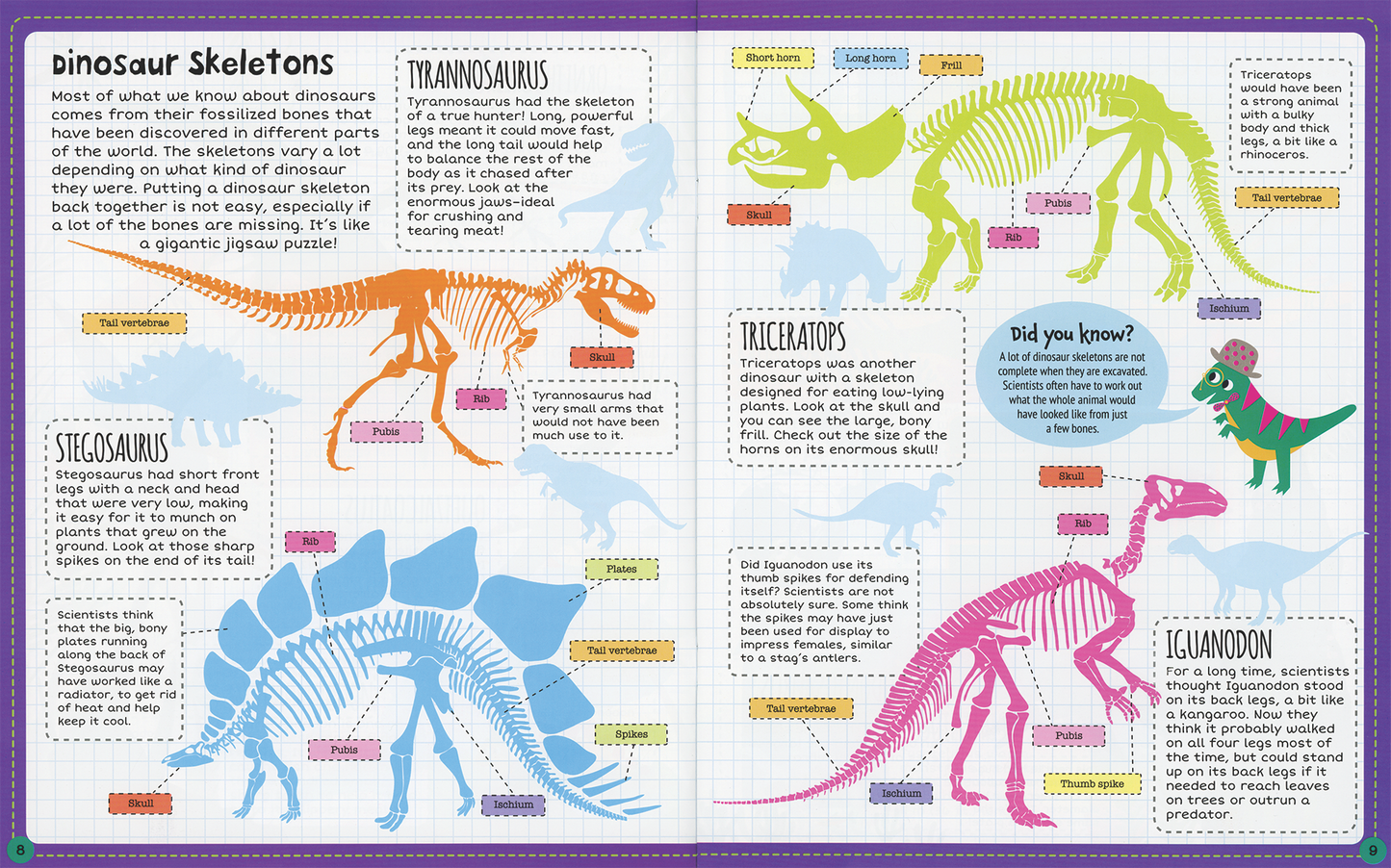 Dinosaur Sticker Facts