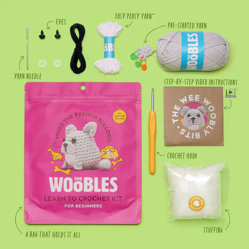 Hugo The French Bulldog Crochet Kit