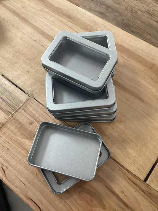Metal Tin with Window