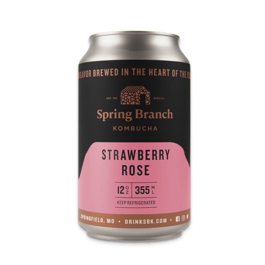 Strawberry Rose Kombucha