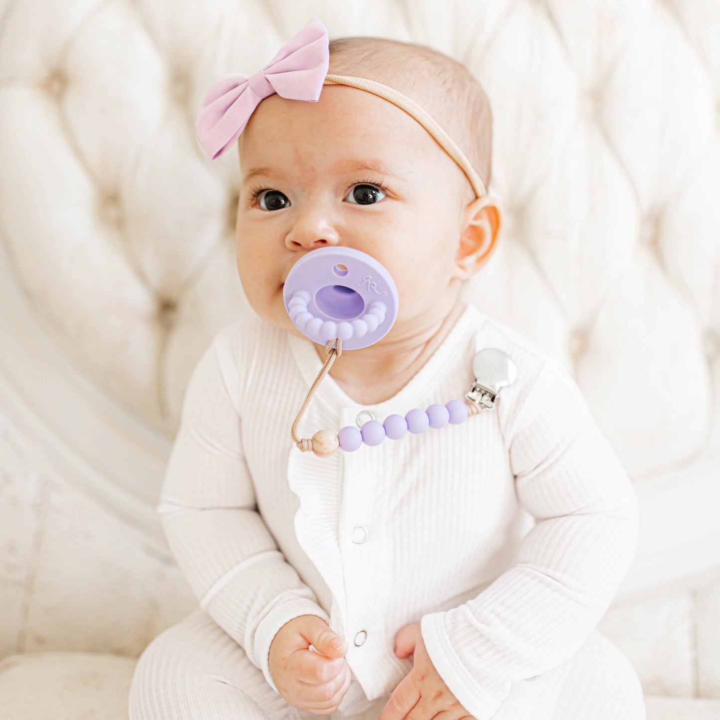 Cutie PAT Flat (0m+) Pacifier + Teether