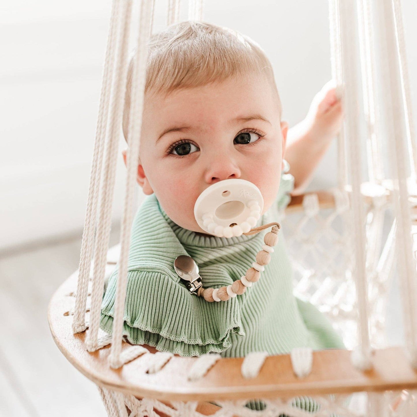 Cutie PAT Flat (0m+) Pacifier + Teether