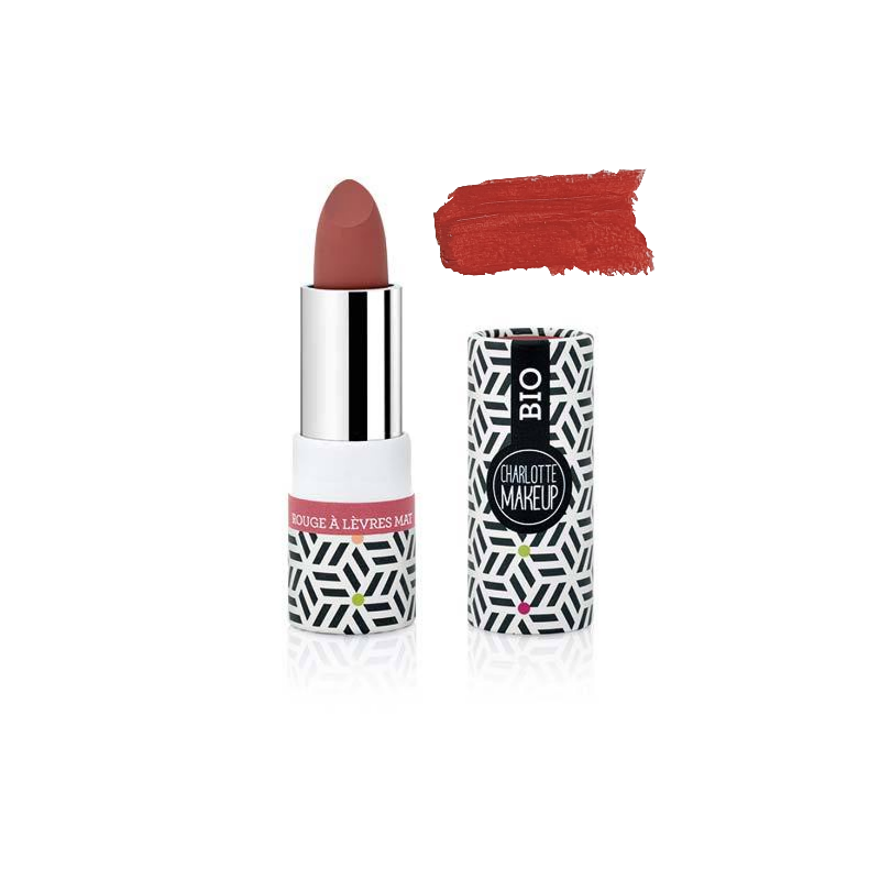 Organic matte lipstick - Poppy