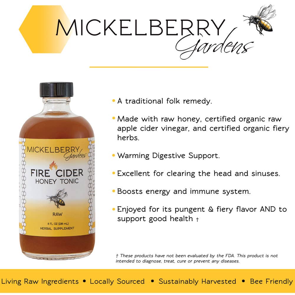 Fire Cider Honey Tonic: 8oz