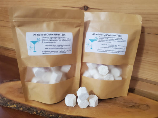 Handmade All Natural Dishwasher Tabs- 25 Pack
