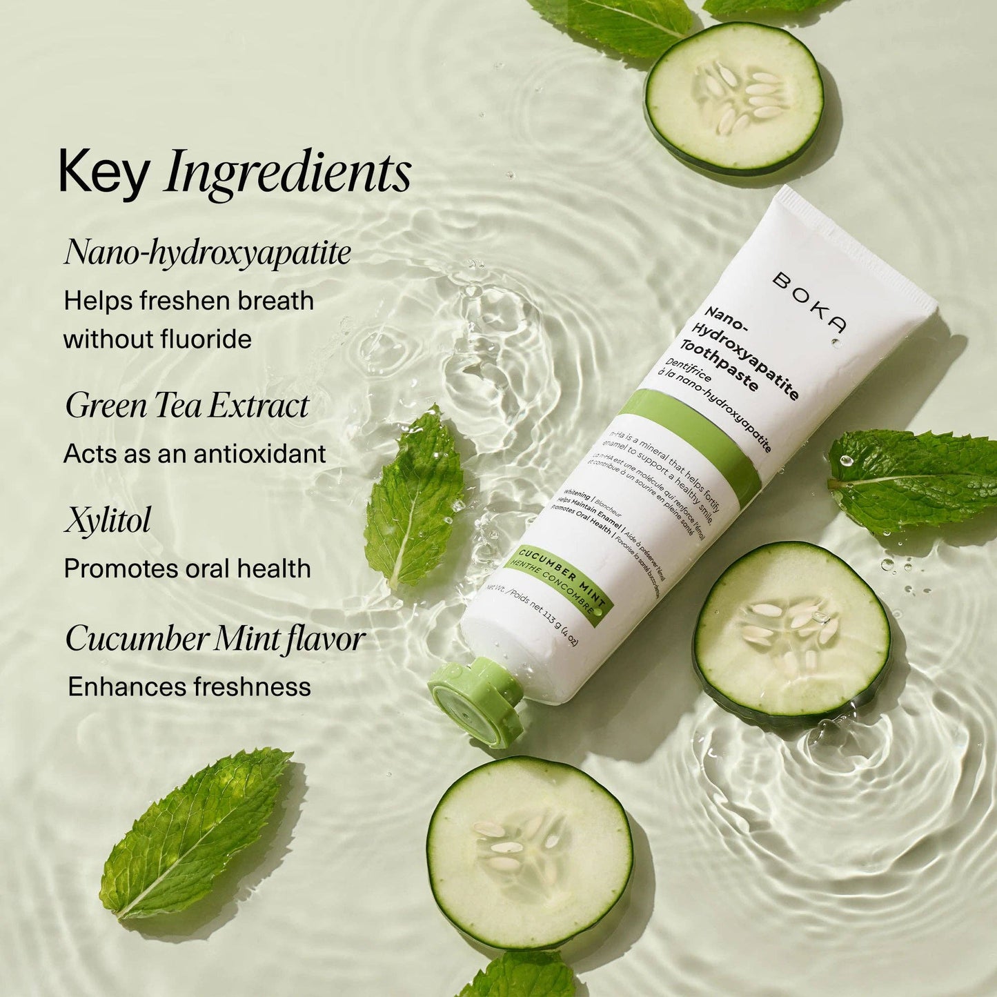 Cucumber Mint n-Ha Toothpaste