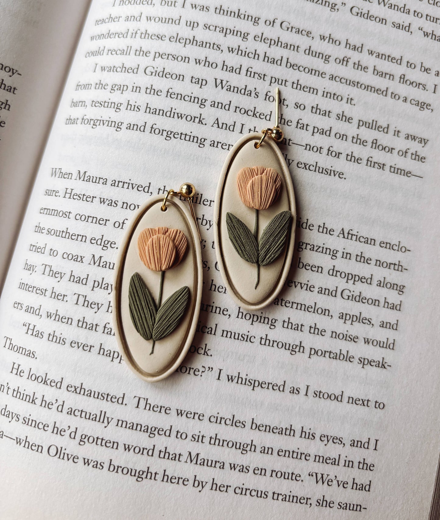 Spring Tulip Earrings