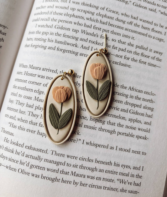 Spring Tulip Earrings