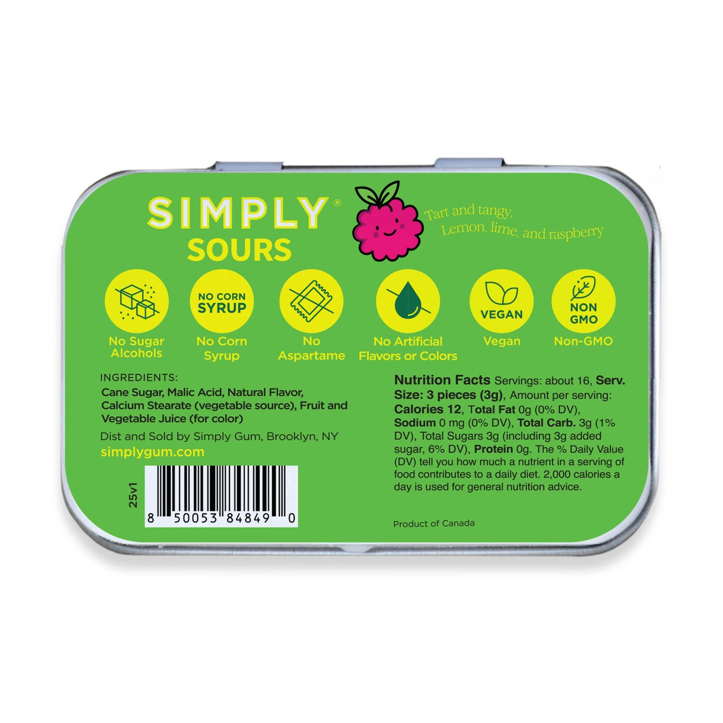Simply Sours - Citrus Berry 1.8oz