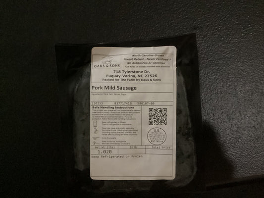 Ground Pork Wild Sausage - 1lb Frozen