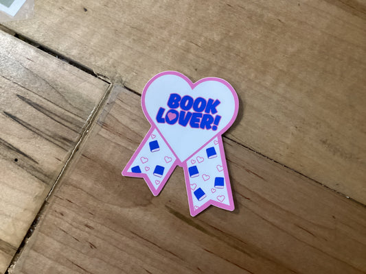 Book Lover Sticker