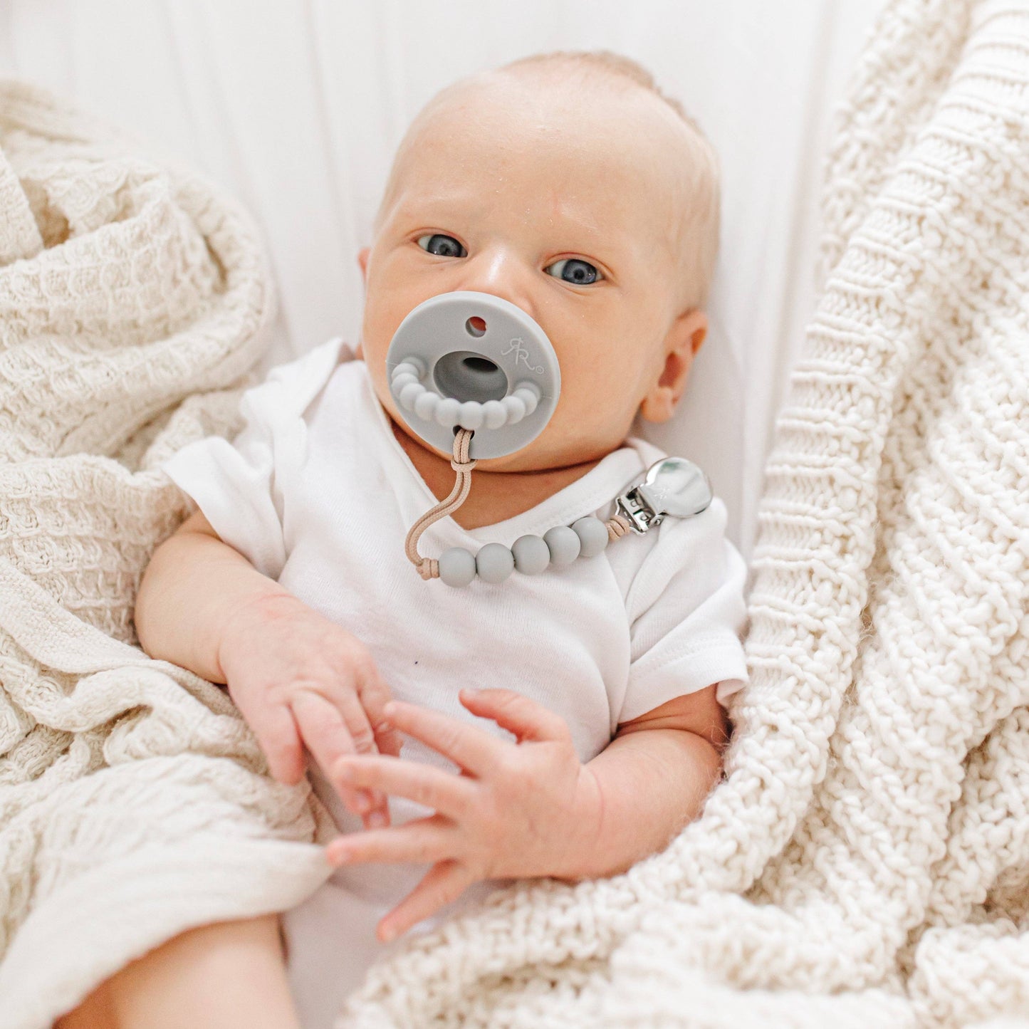 Cutie PAT Flat (0m+) Pacifier + Teether