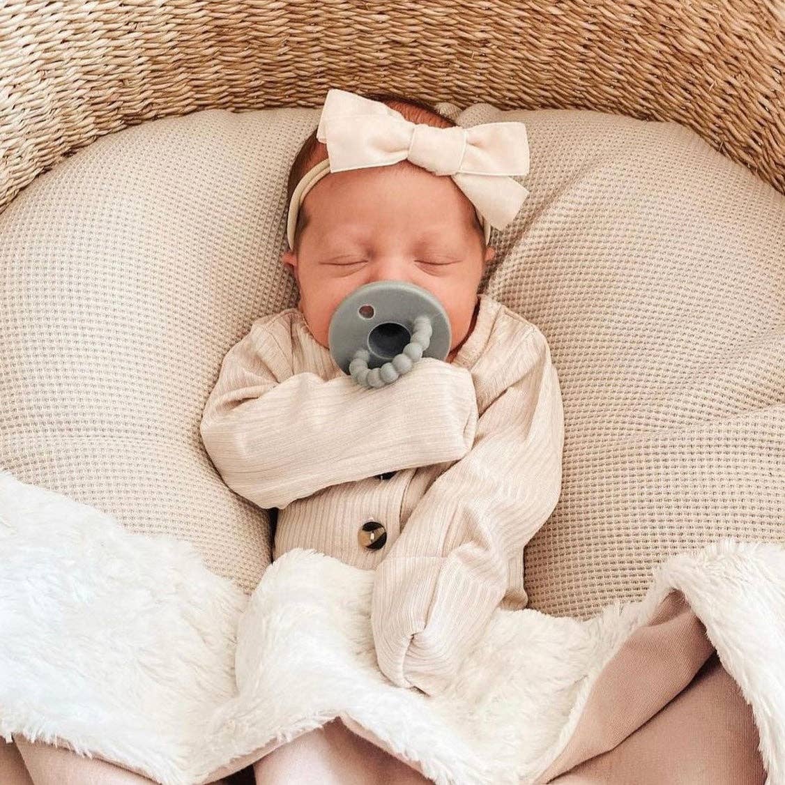 Cutie PAT Round (0-6m) Pacifier + Teether