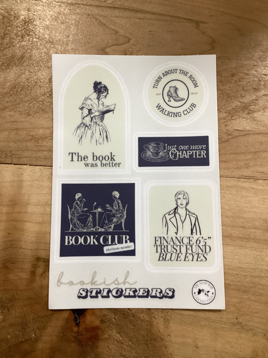 Bookish Sticker Sheet