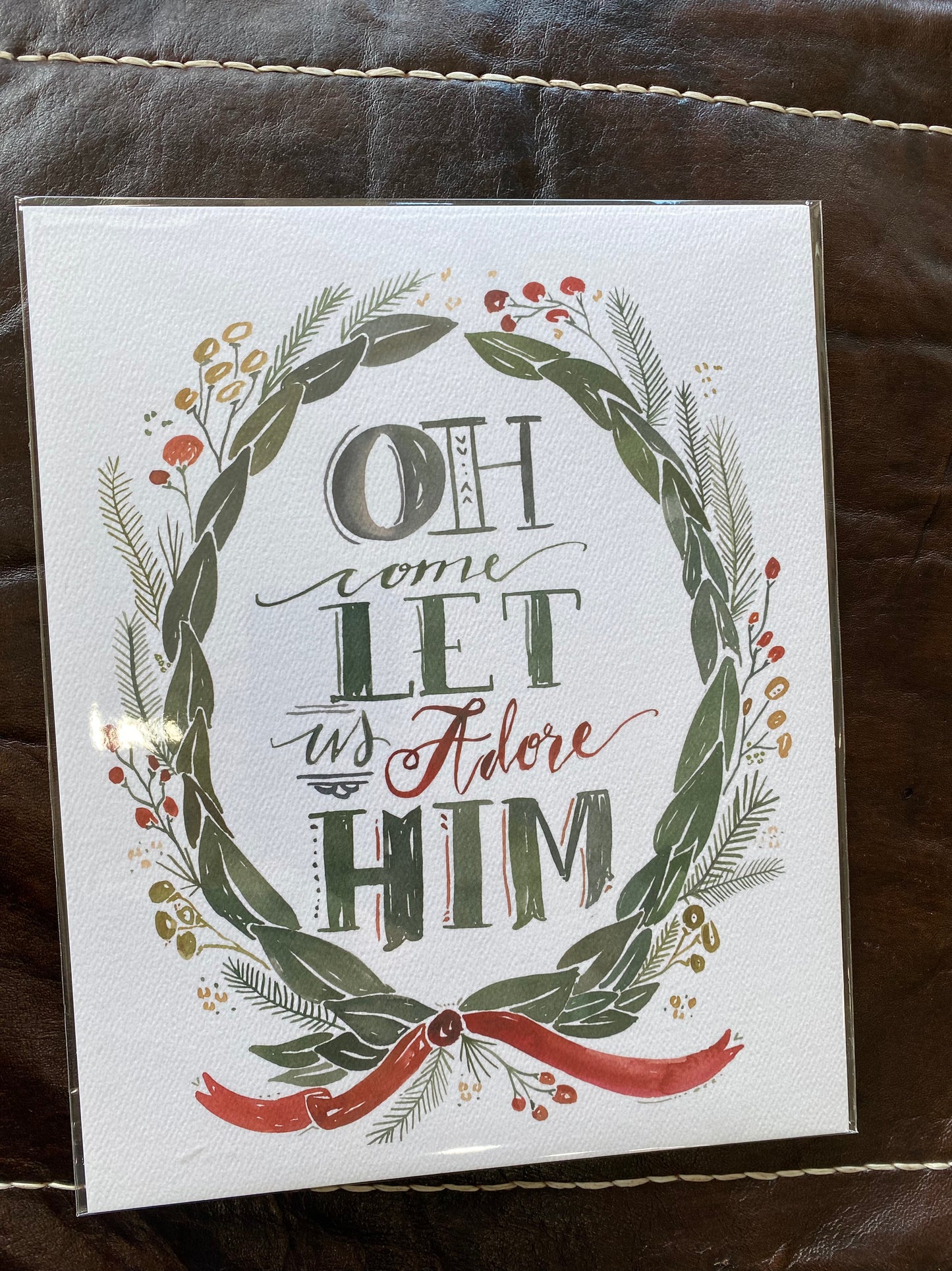 Oh come let us adore print