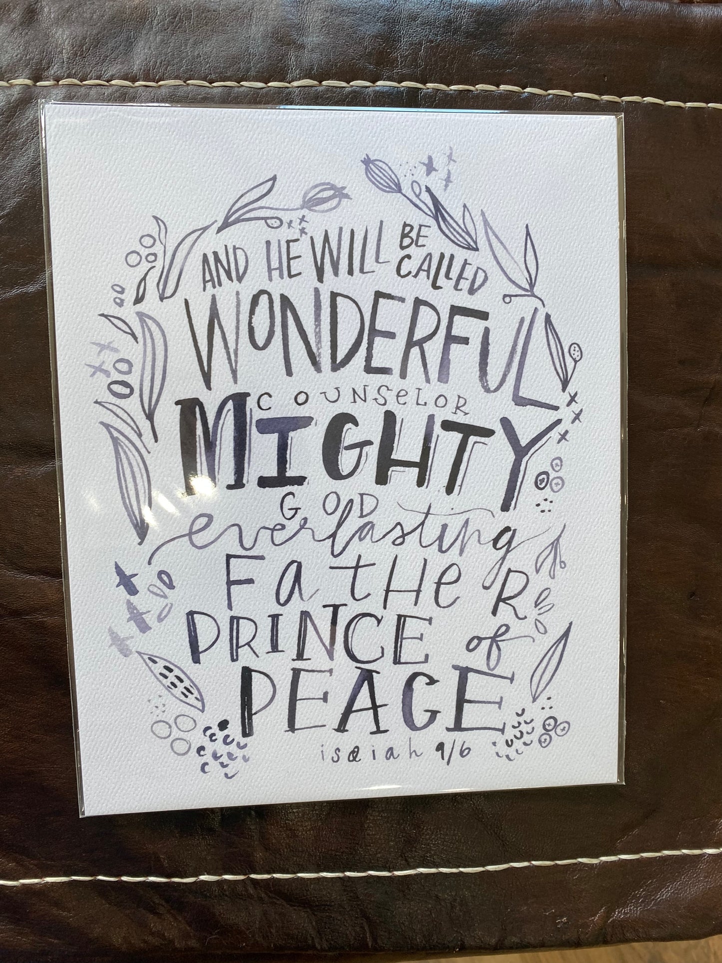 Wonderful Counselor print