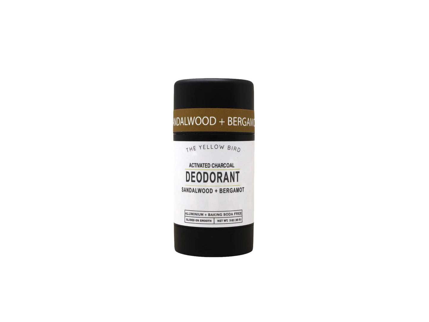 Activated Charcoal Sandalwood + Bergamot Deodorant