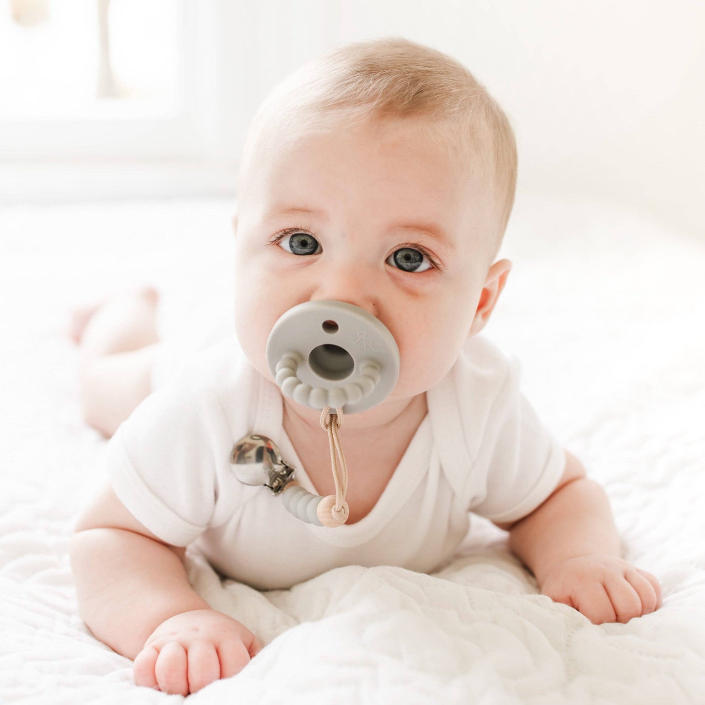 Cutie PAT Round (0-6m) Pacifier + Teether