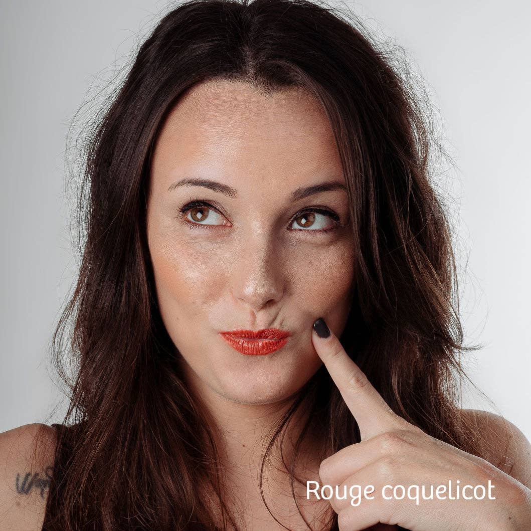 Organic matte lipstick - Poppy