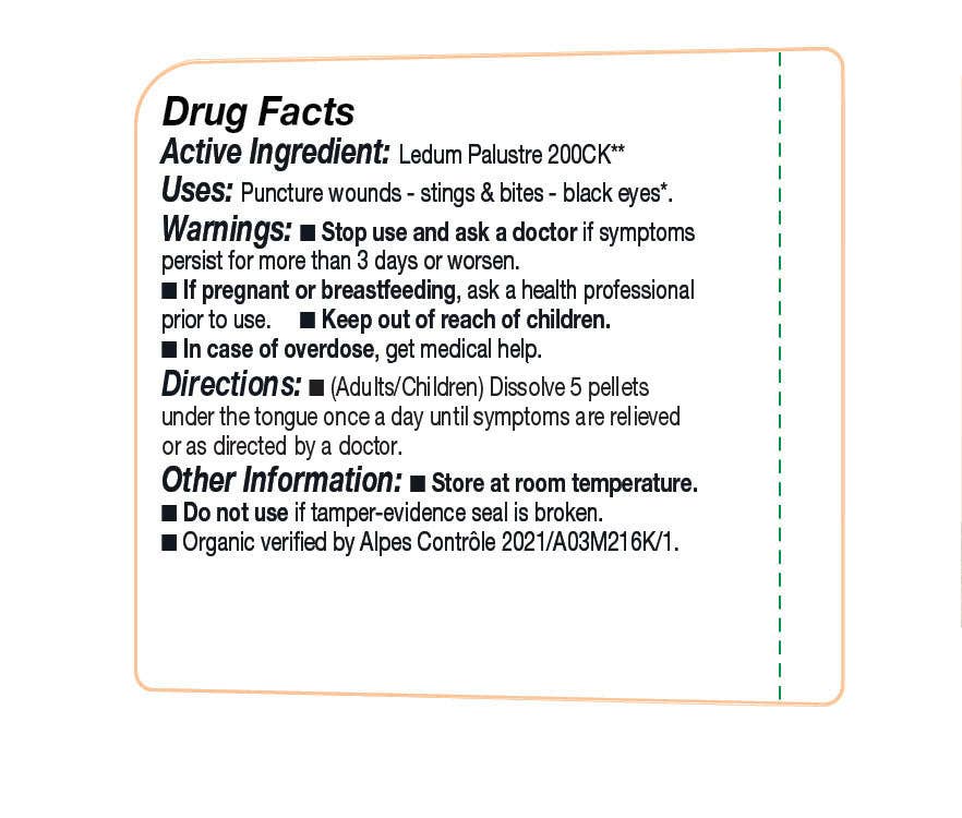 Olloïs Ledum Palustre 200CK Vegan Organic kosher, 80 pellets