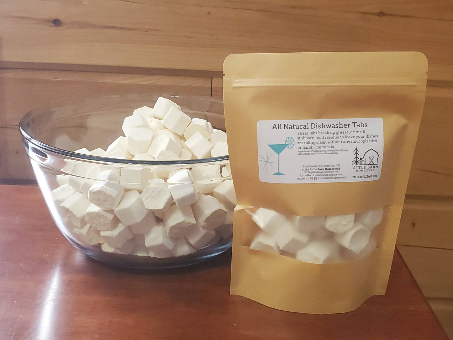 Handmade All Natural Dishwasher Tabs