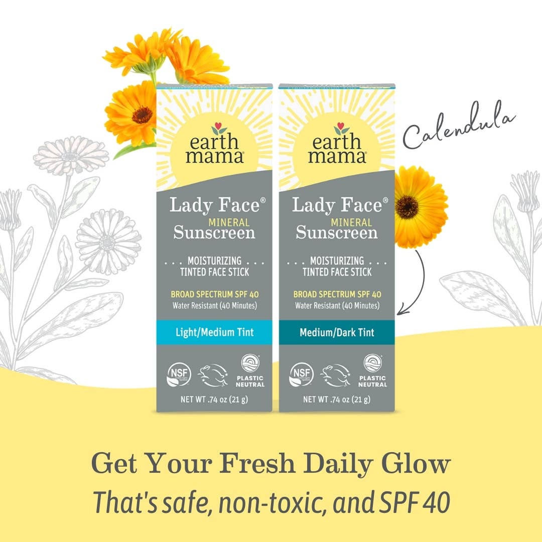 Lady Face Mineral Sunscreen Face Stick SPF 40
