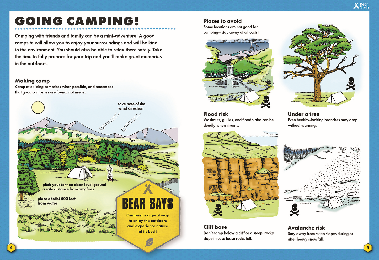 Bear Grylls Outdoor Skills Handbook: Going Camping