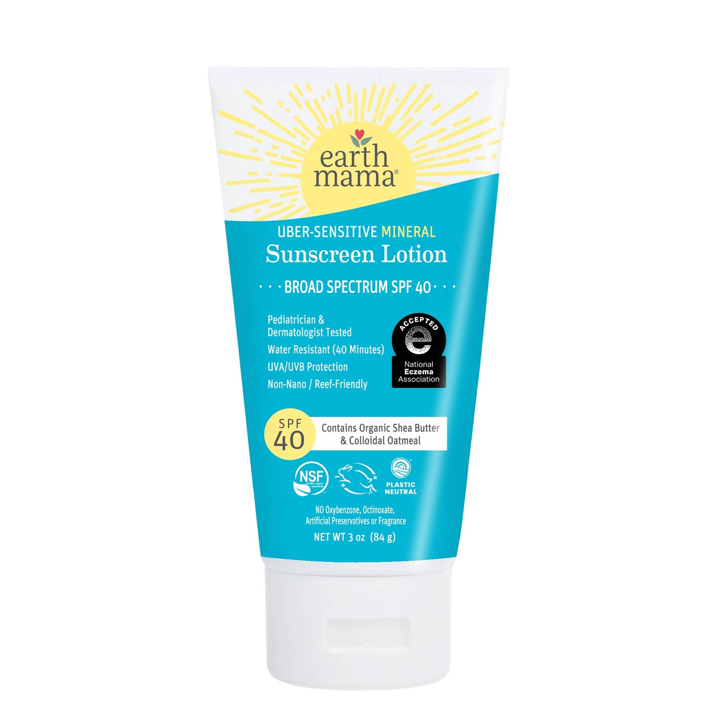 Uber-Sensitive Mineral Sunscreen Lotion - SPF 40