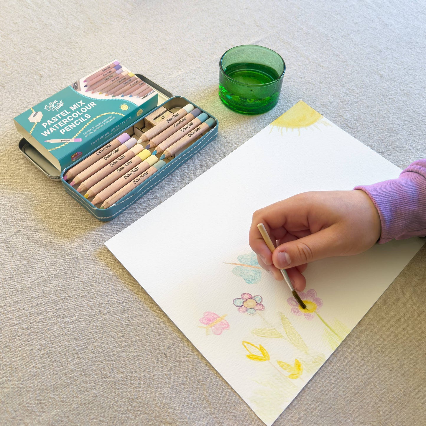 Pastel Mix Watercolour Pencils Set