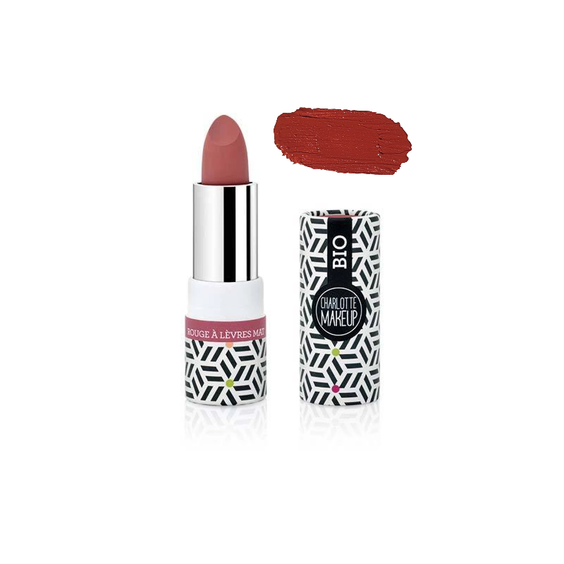 Organic matte lipstick - Poppy