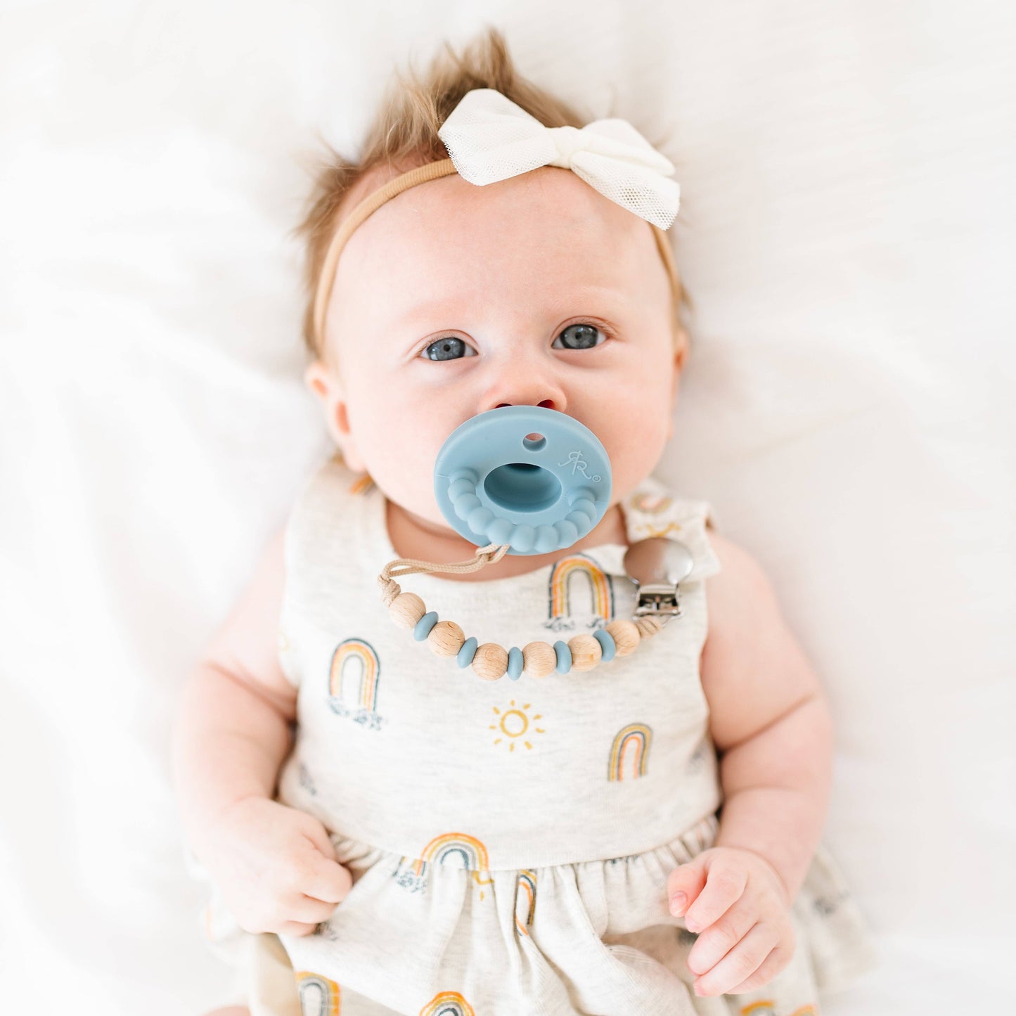 Cutie PAT Flat (0m+) Pacifier + Teether