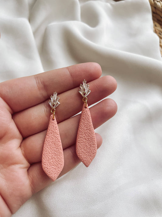 "The Diamond of the Season" I Handmade Clay Earrings