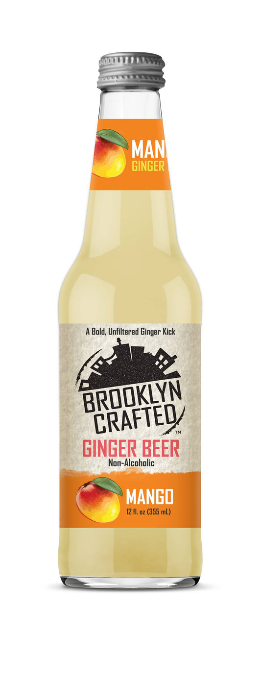 Brooklyn Crafted Non-Alcoholic Ginger Beer - Mango