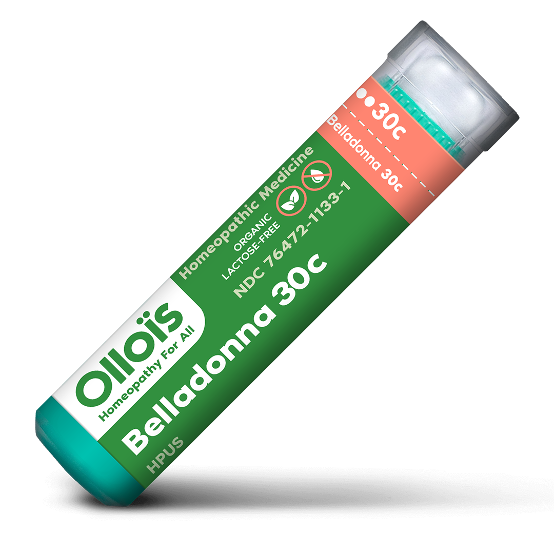 Olloïs Belladonna 30C Vegan Organic; 80 Homeopathic Pellets