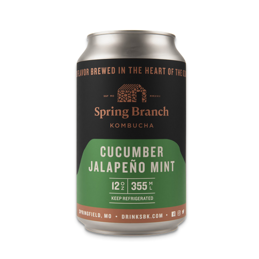 Cucumber Jalapeño Mint Kombucha