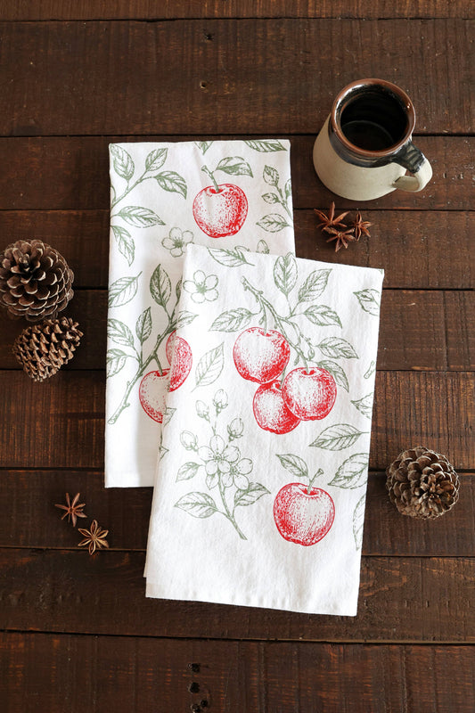 Apple Orchard Tea Towel