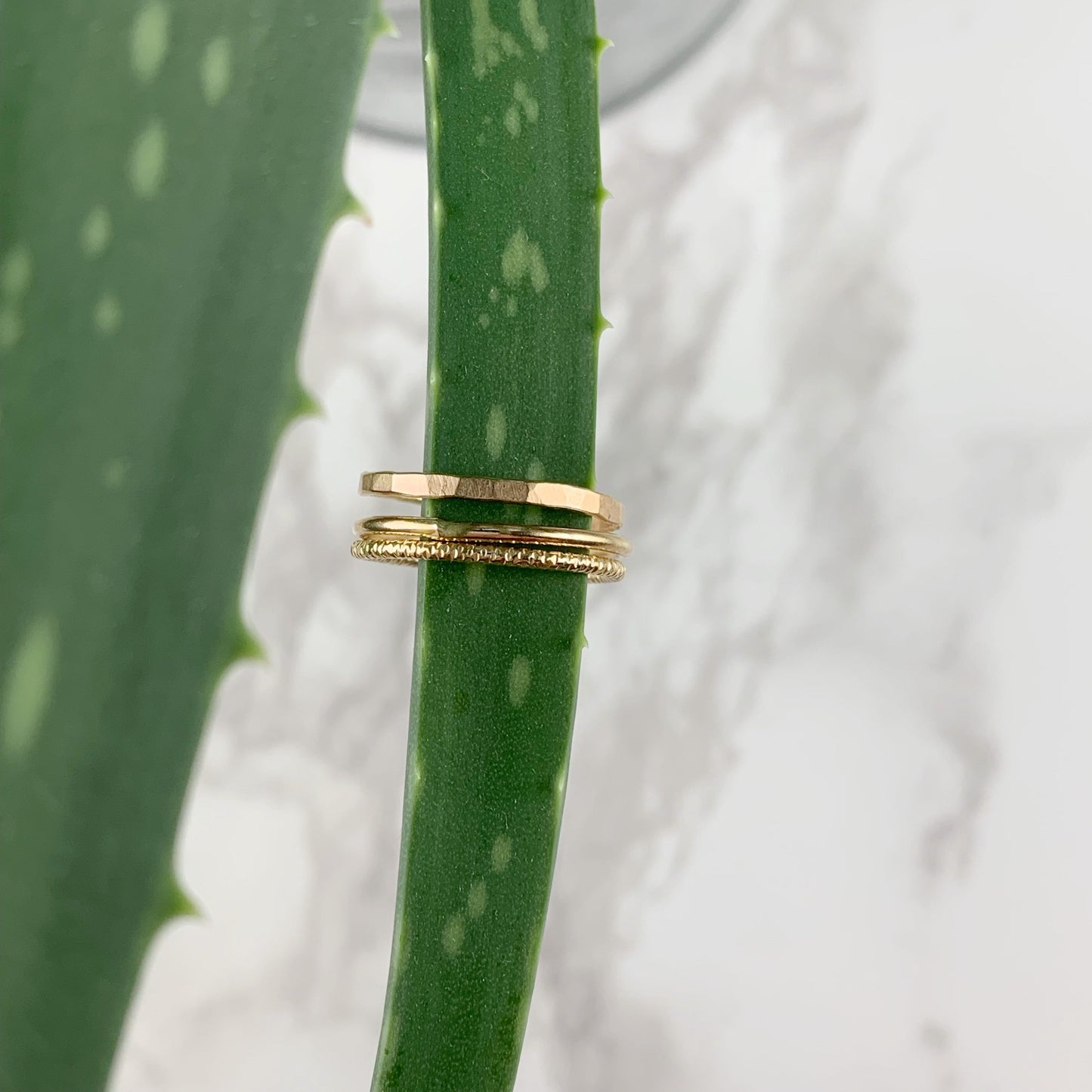 Gold Smooth Stacking Ring