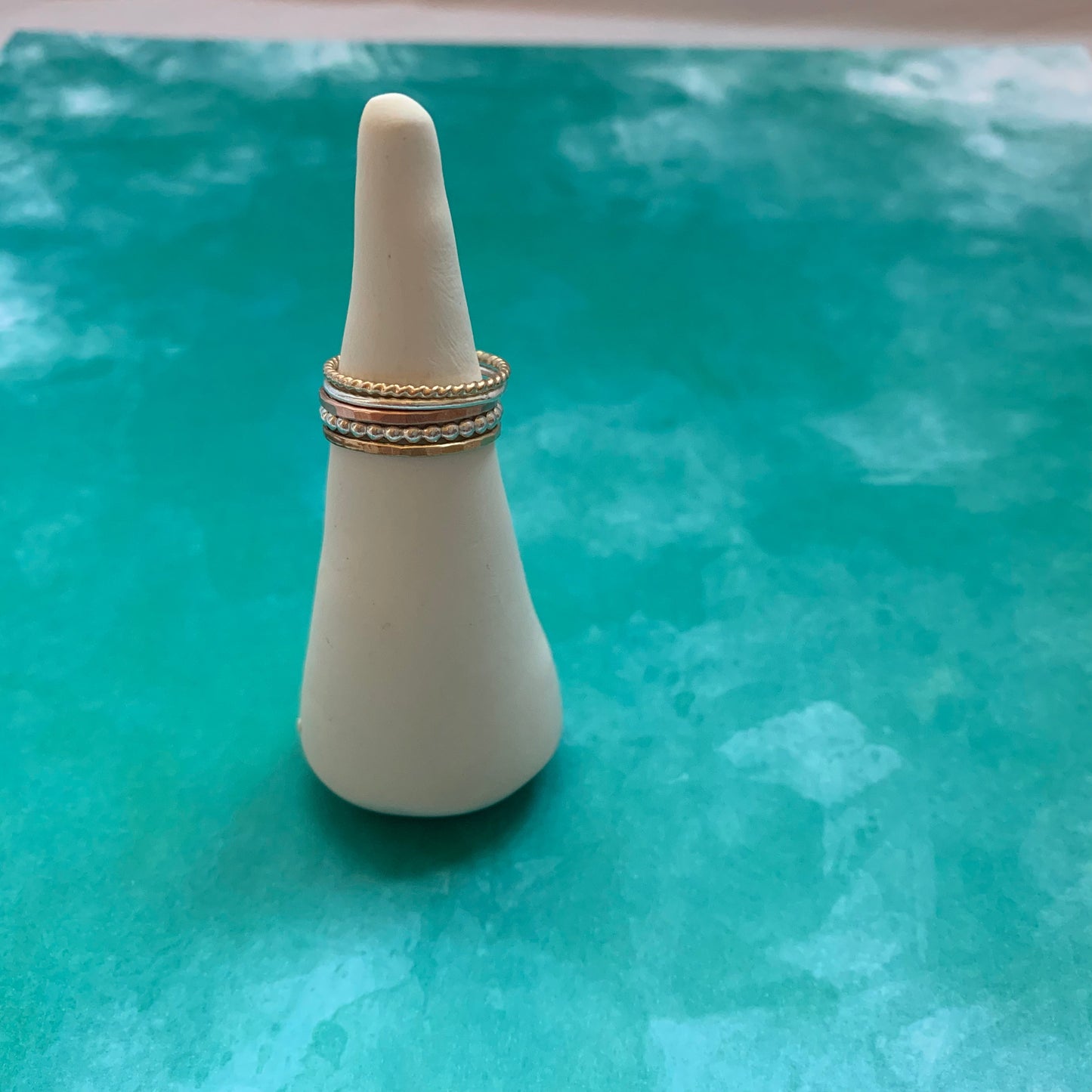 Silver Smooth Stacking Ring