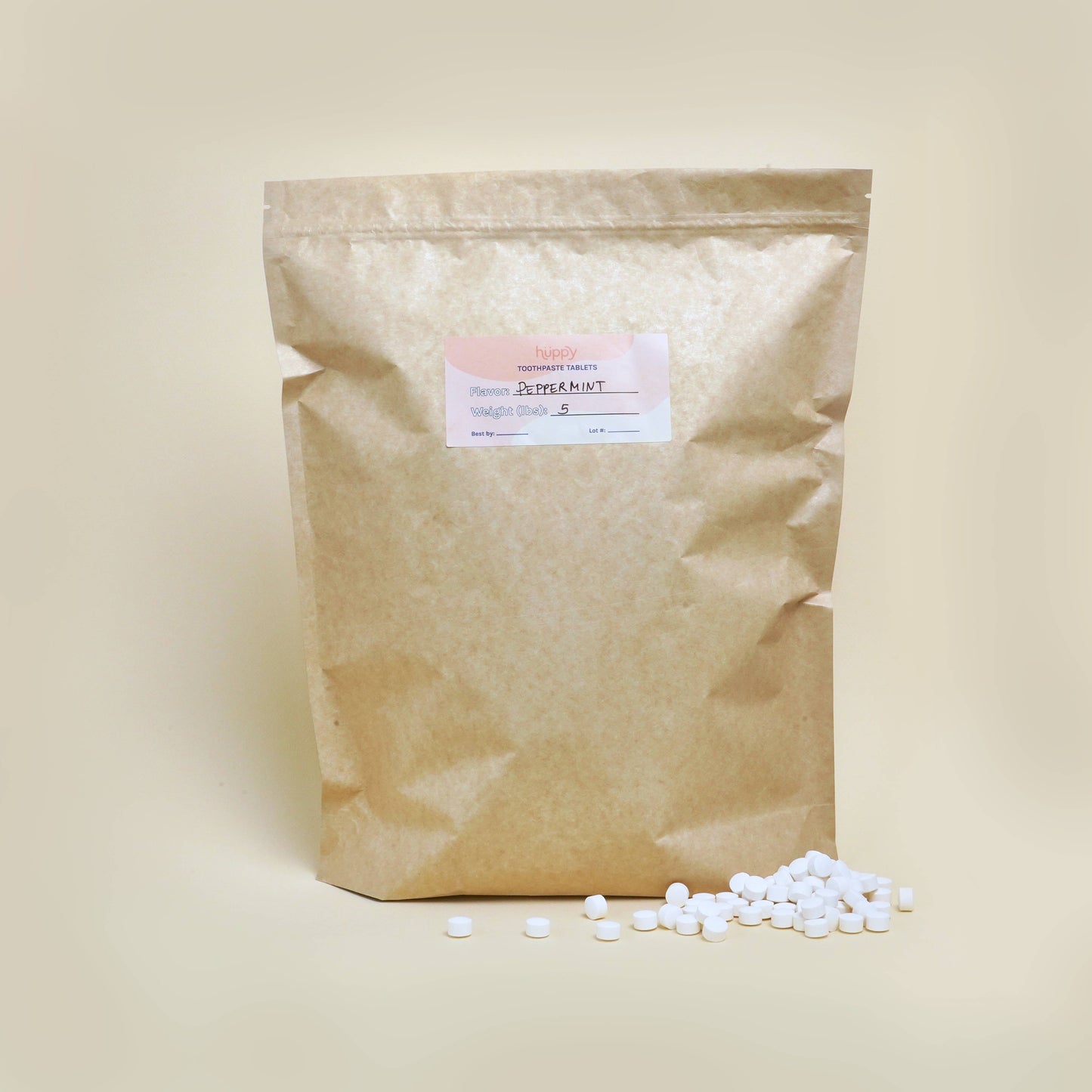 Toothpaste Tablets - Peppermint - 5 lb Bulk
