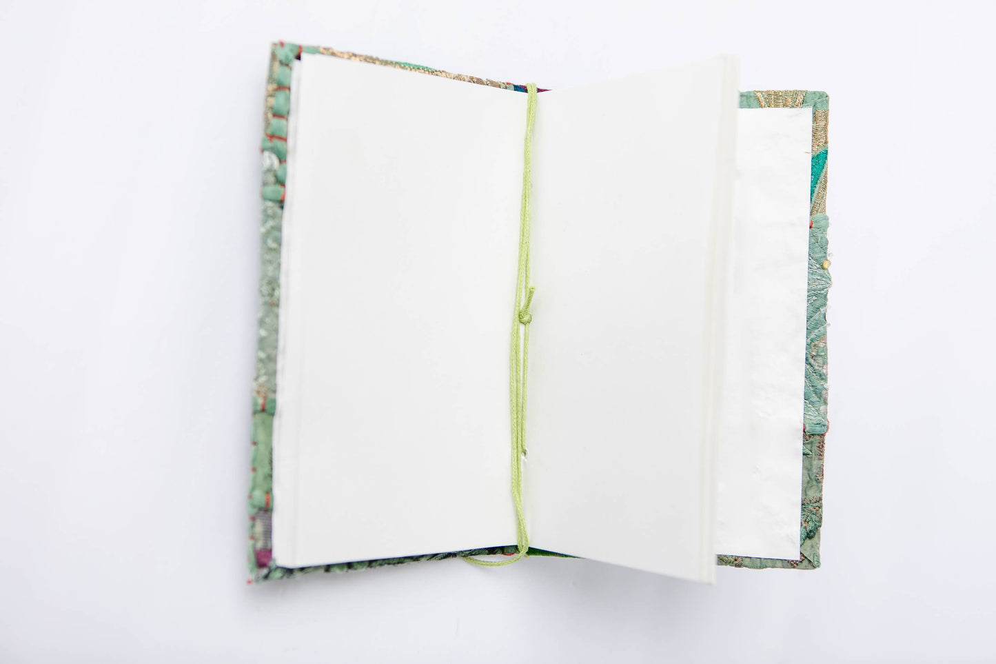 Green Patchwork Journal
