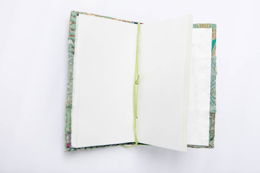 Green Patchwork Journal