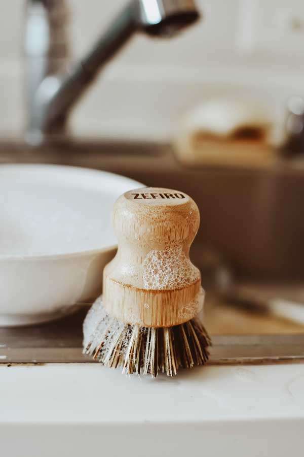 Bamboo and Palm Fibre Scrubber