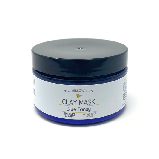 Blue Tansy Face Mask