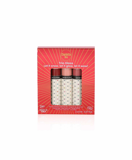 Coffret Trio Gloss – 3 best gloss Charlotte Bio