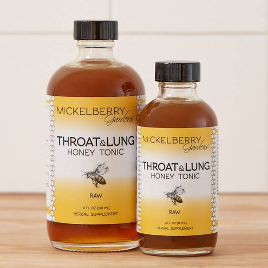 Throat and Lung Honey Tonic: 4oz