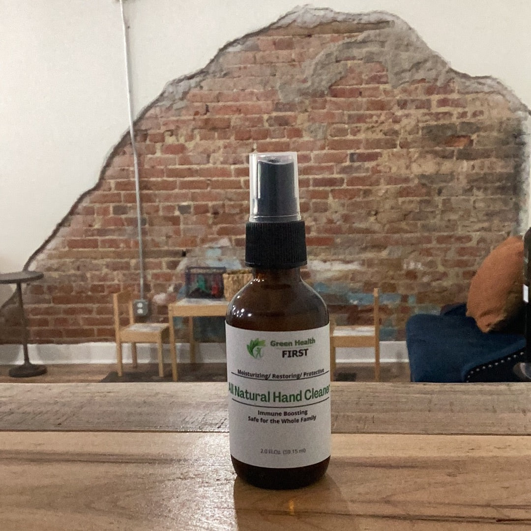 All natural hand cleaner