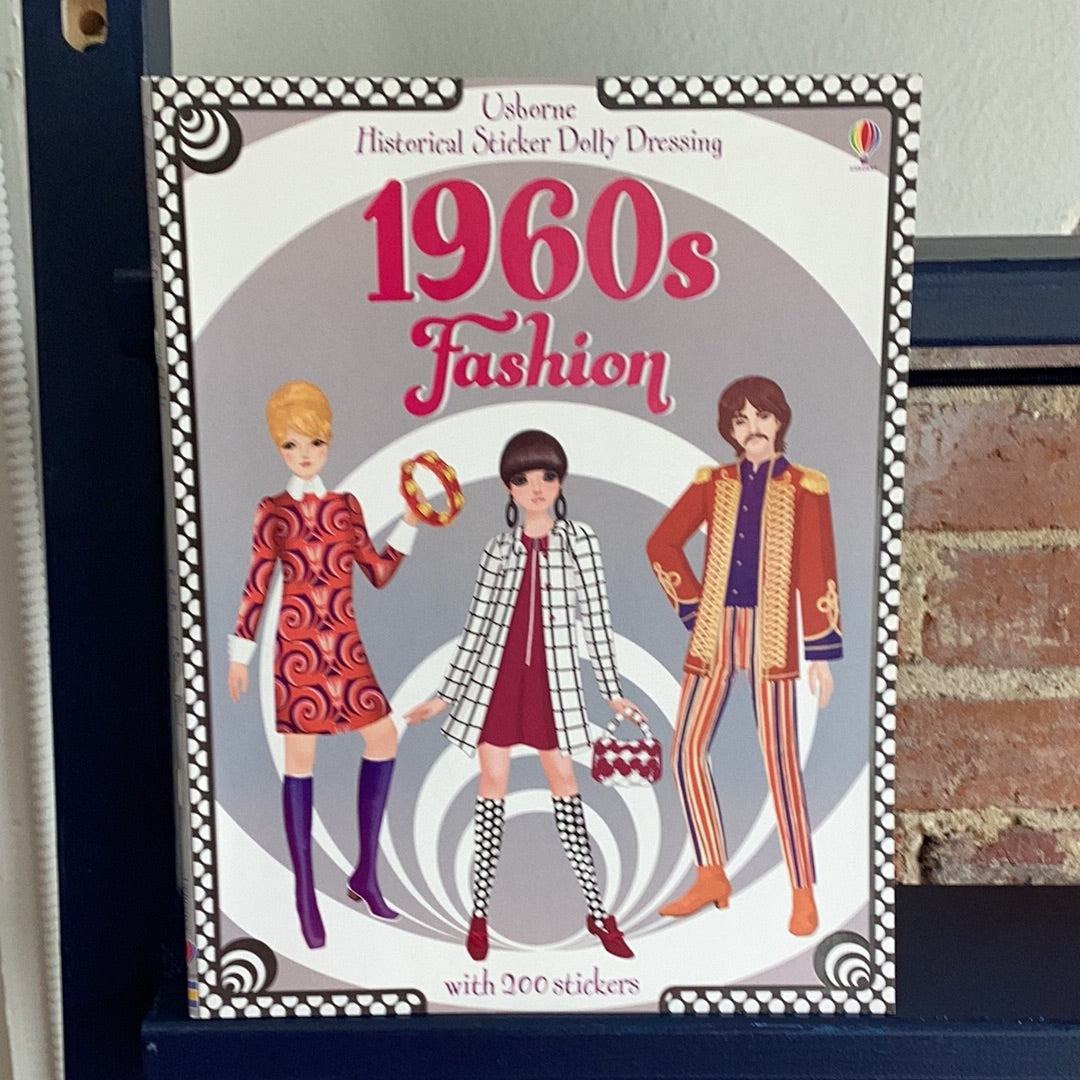 sticker dolly dressing fashion long ago Historical 1960's Fashion Sticker Book – The Soap Bar