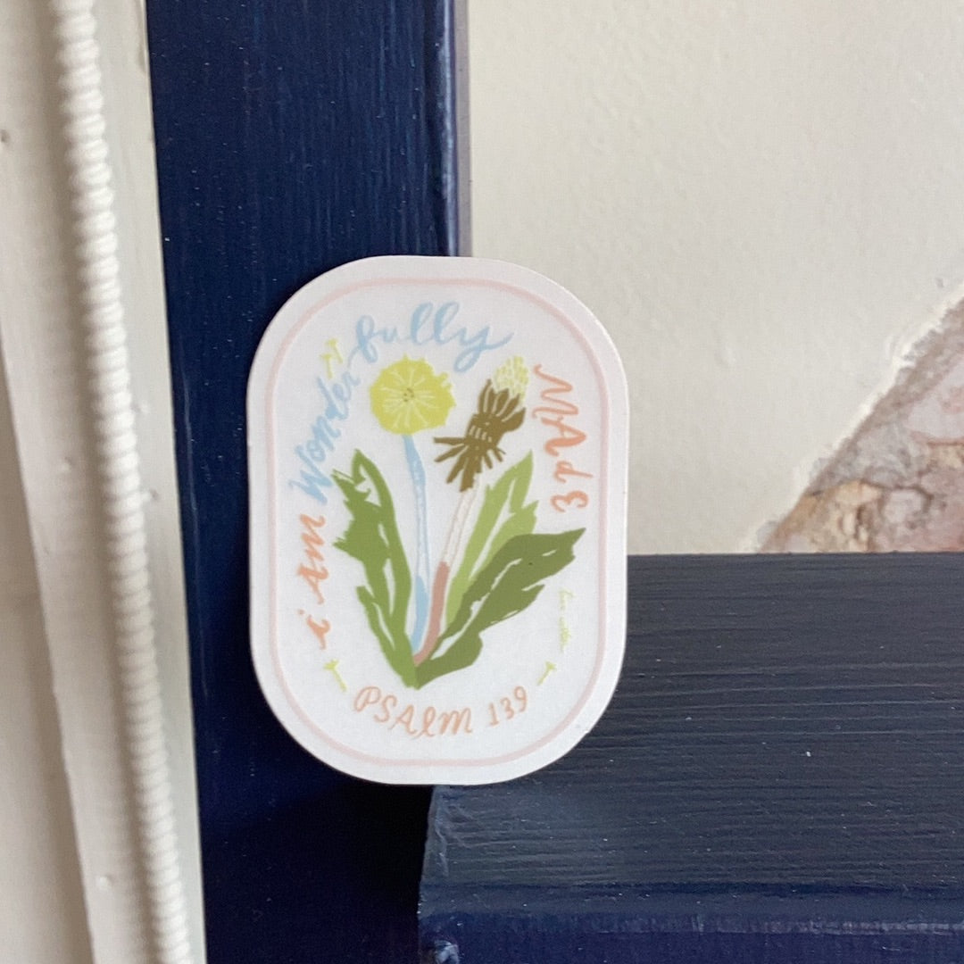 Wonderfully Made Sticker