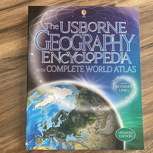 Geography encyclopedia with complete world atlas